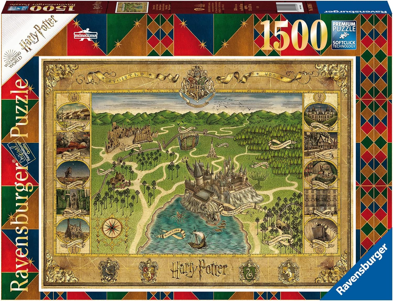 Hogwarts Map 1500