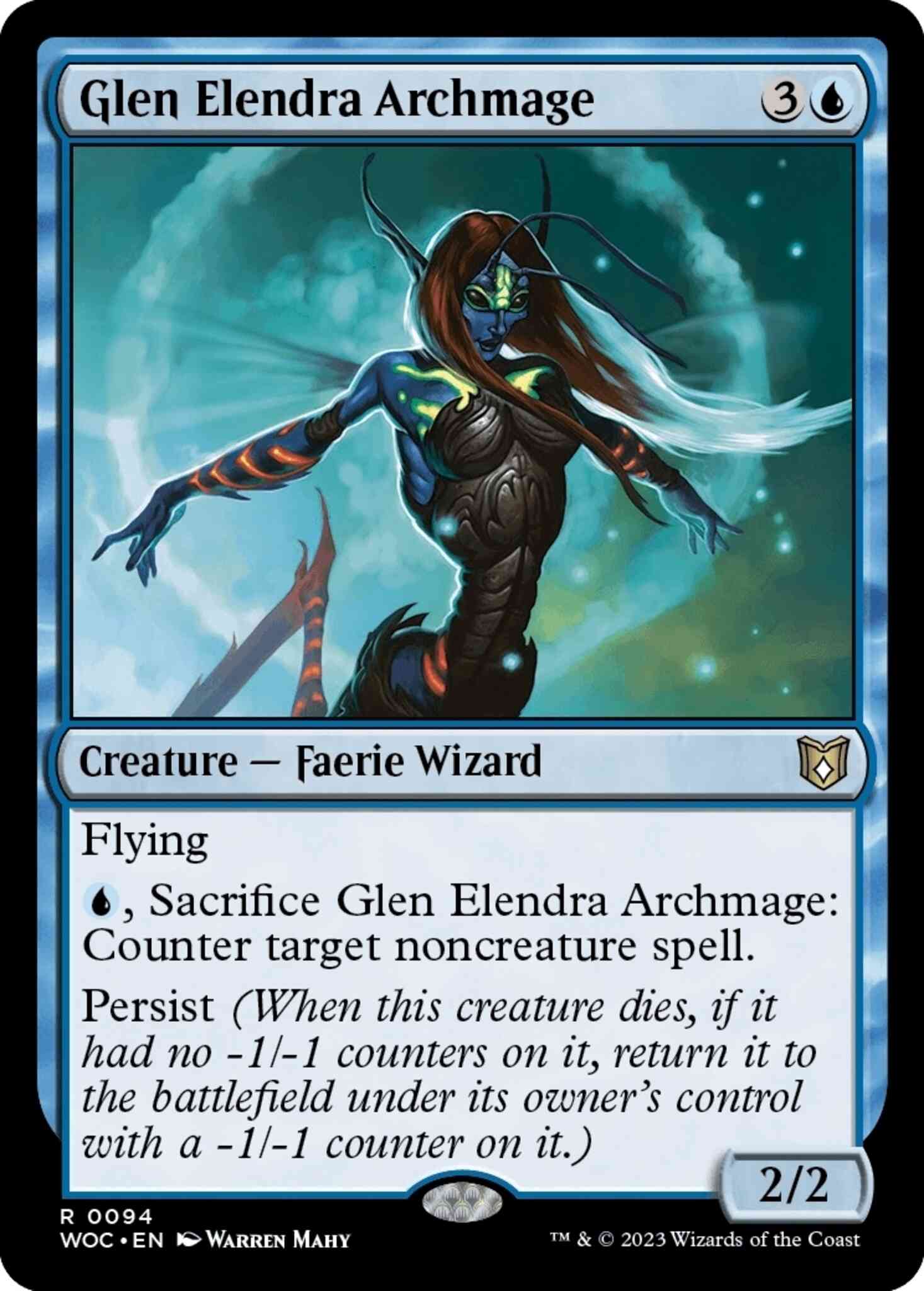 Glen Elendra Archmage - Wilds of Eldraine: Commander - 94