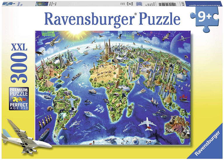 World Landmarks Map 300 pc
 Puzzle