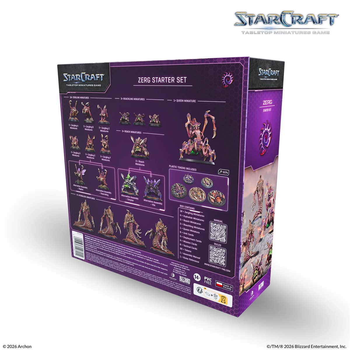 Starcraft: The Miniatures Game: Zerg: Starter Set **Pre-Order**