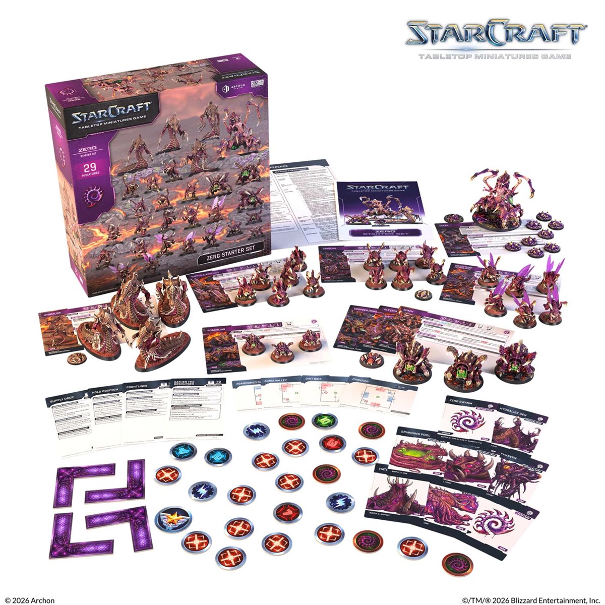 Starcraft: The Miniatures Game: Zerg: Starter Set **Pre-Order**