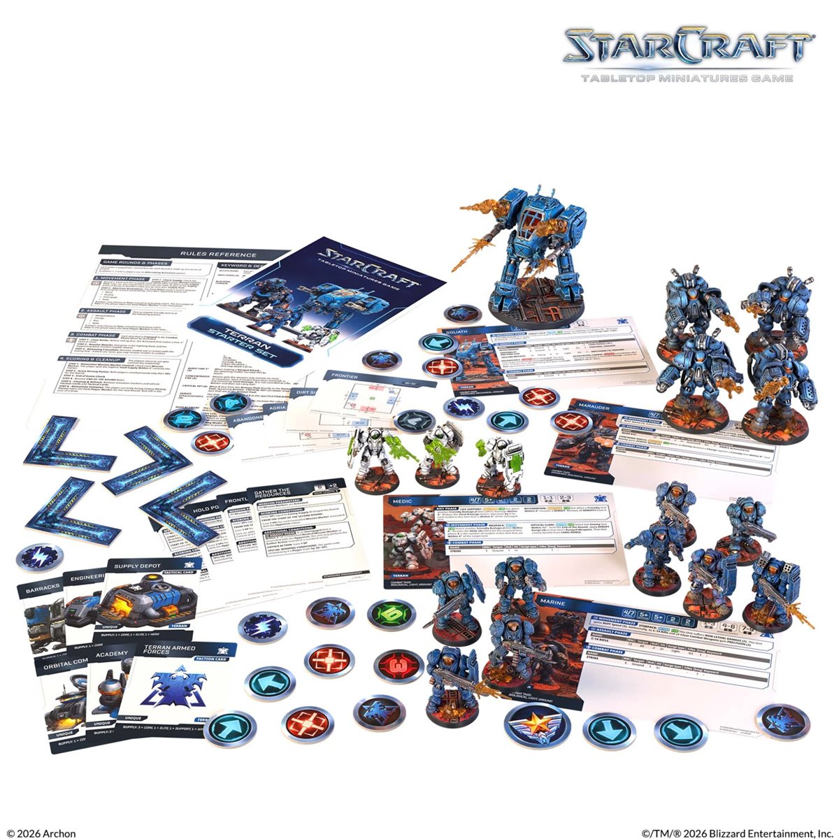 Starcraft: The Miniatures Game: Terran: Starter Set **Pre-Order**