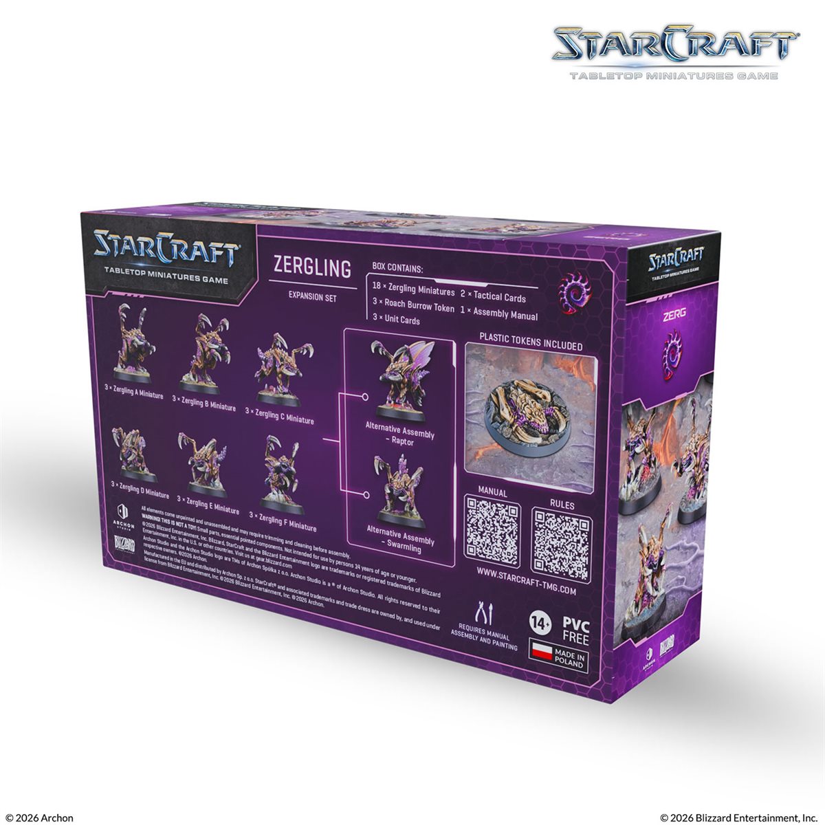 Starcraft: The Miniatures Game: Zerg: Zergling Expansion Set **Pre-Order**