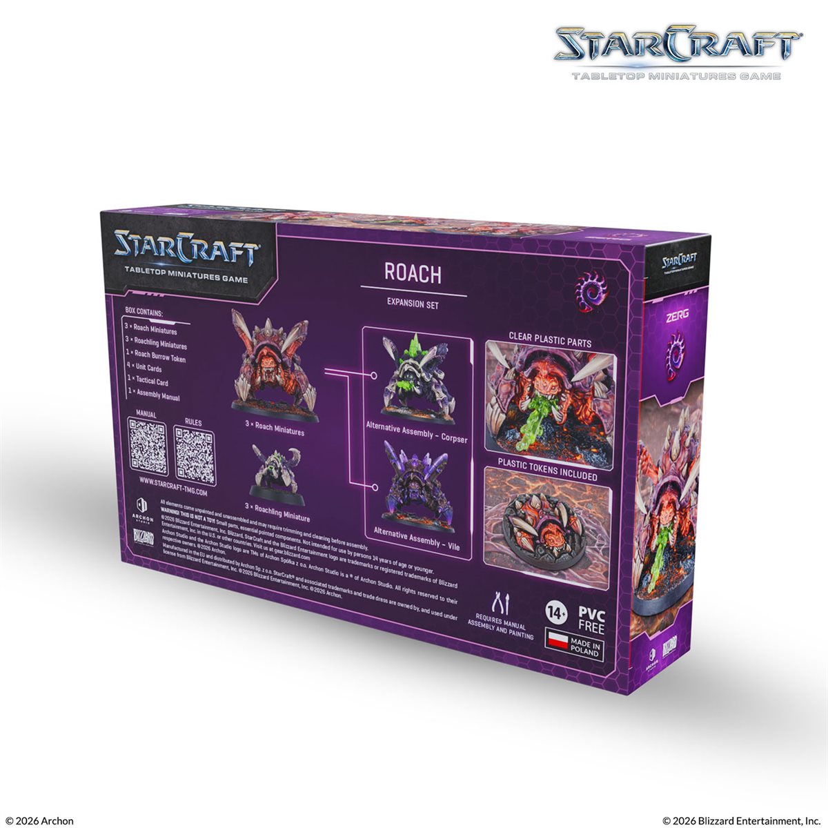 Starcraft: The Miniatures Game: Zerg: Roach Expansion Set **Pre-Order**