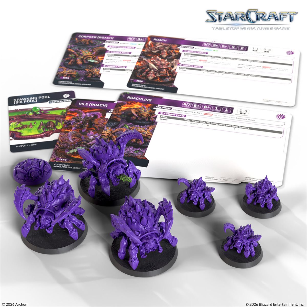 Starcraft: The Miniatures Game: Zerg: Roach Expansion Set **Pre-Order**