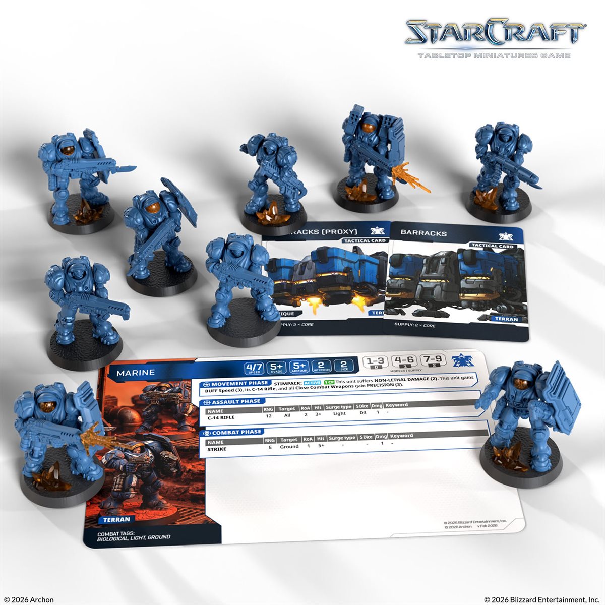 Starcraft: The Miniatures Game: Terran: Marine Expansion Set **Pre-Order**