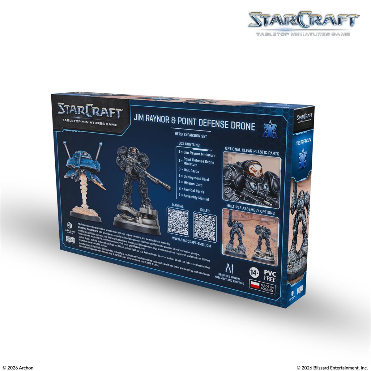 Starcraft: The Miniatures Game: Terran: Jim Raynor (Raynor's Raiders) Hero Expansion Set **Pre-Order**