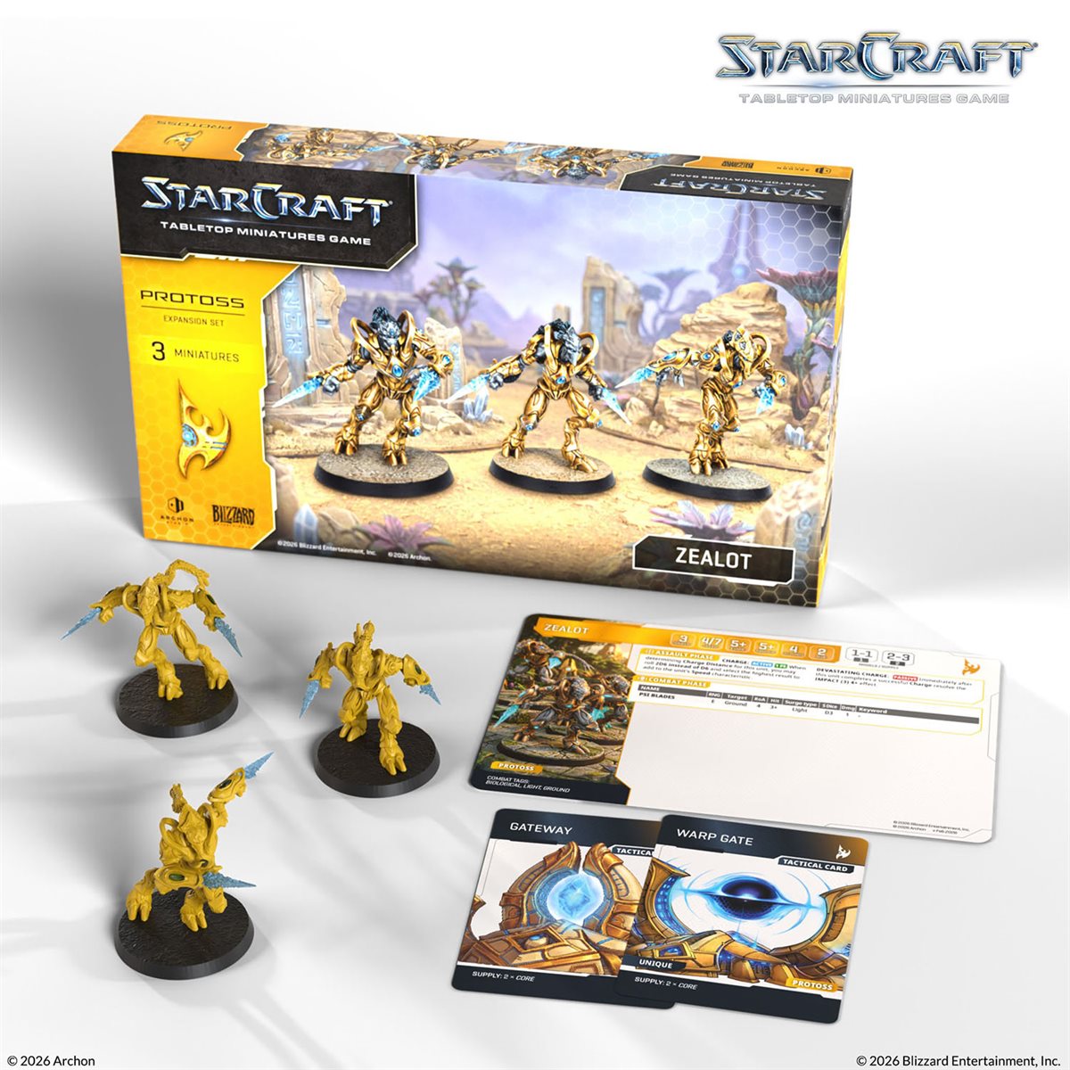 Starcraft: The Miniatures Game: Protoss: Zealot Expansion Set **Pre-Order**