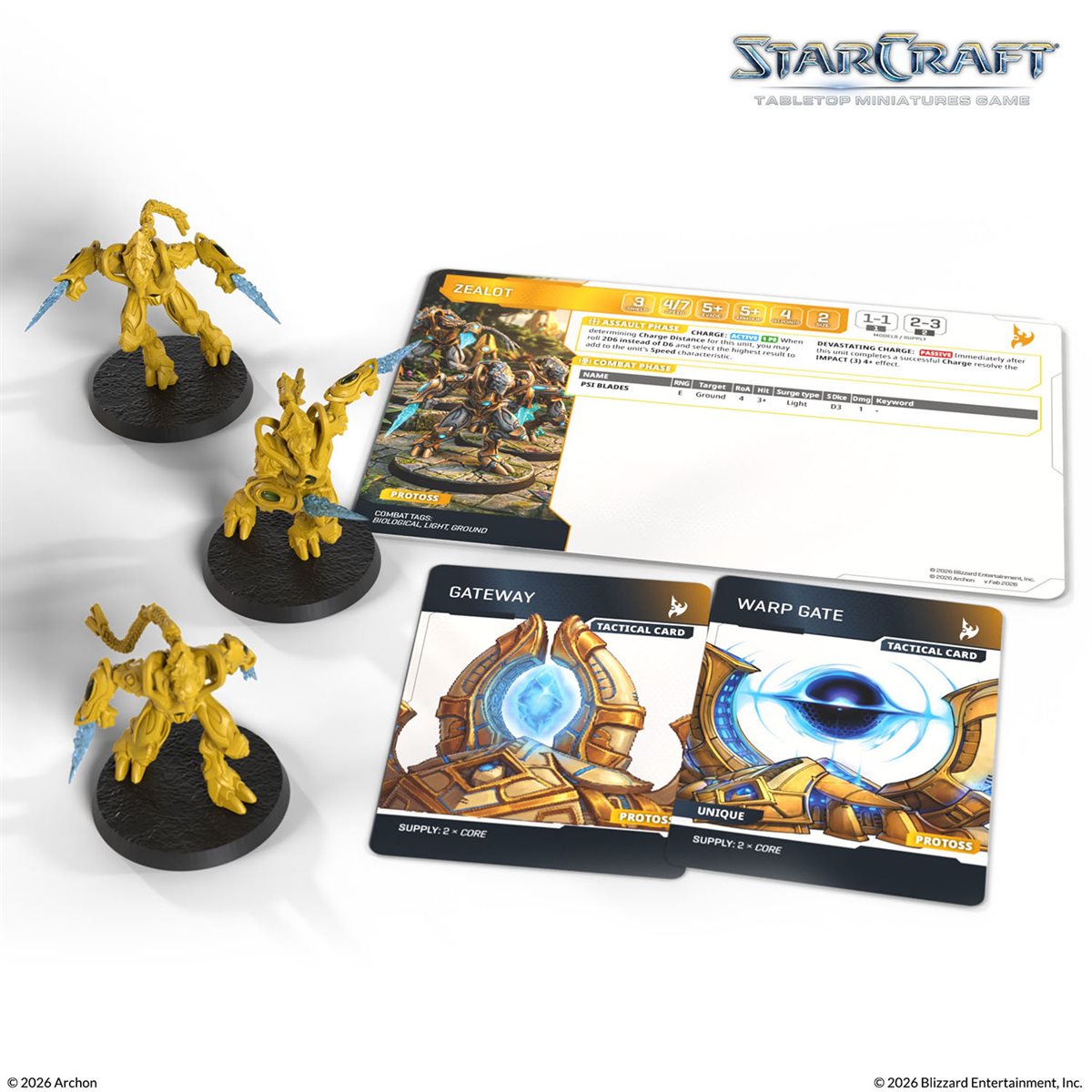 Starcraft: The Miniatures Game: Protoss: Zealot Expansion Set **Pre-Order**