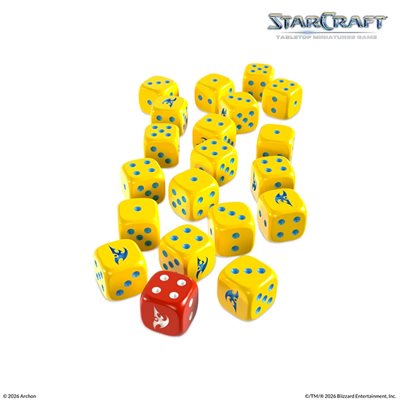 Starcraft: The Miniatures Game: Protoss Custom Dice Set **Pre-Order**