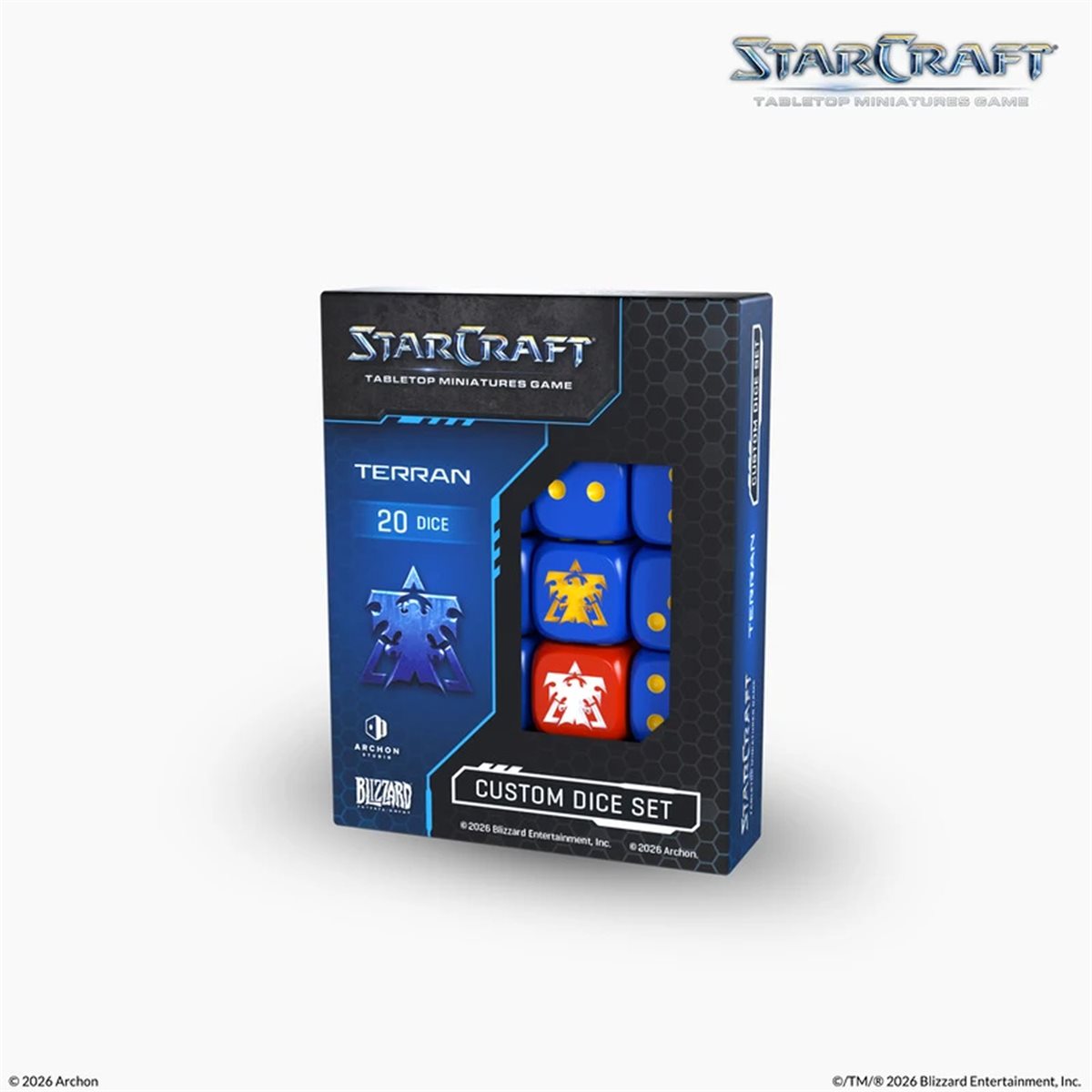 Starcraft: The Miniatures Game: Terran Custom Dice Set **Pre-Order**