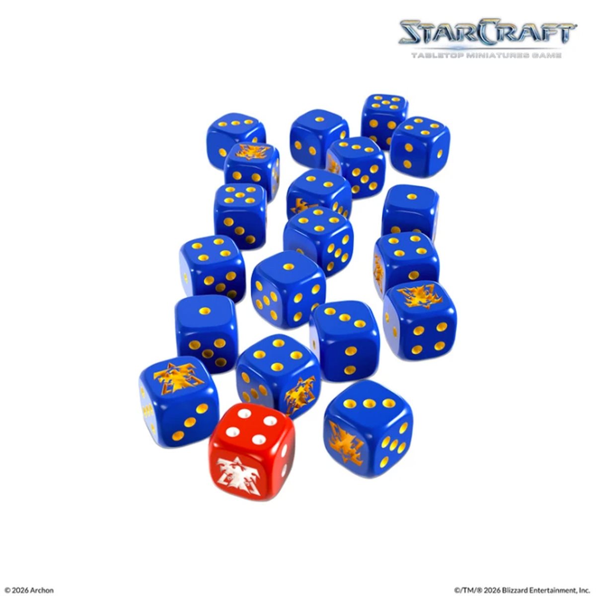 Starcraft: The Miniatures Game: Terran Custom Dice Set **Pre-Order**