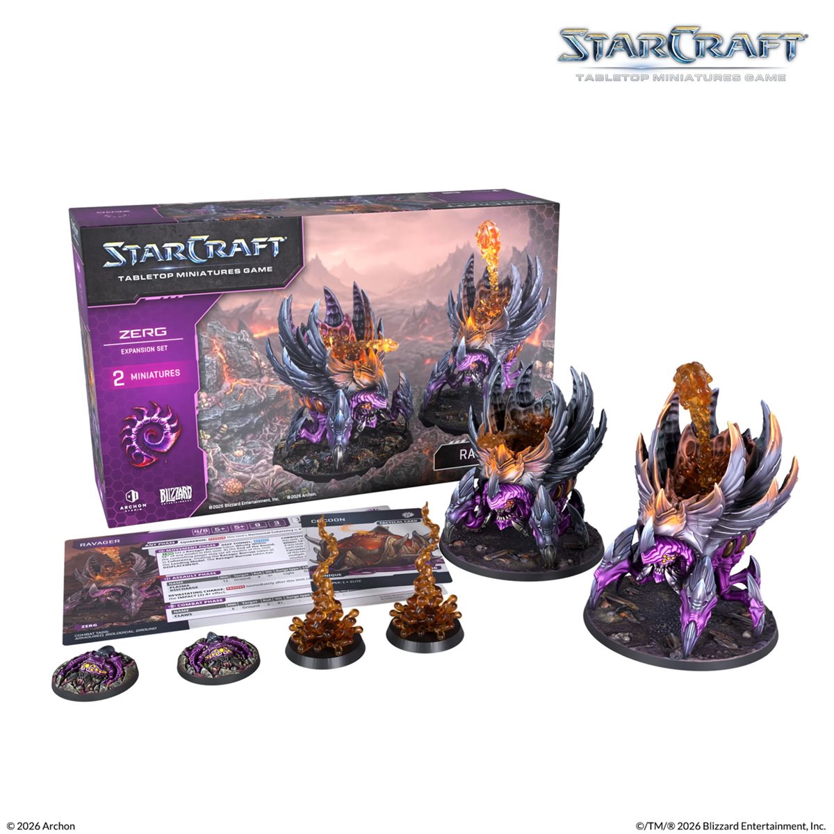 Starcraft: The Miniatures Game: Zerg: Ravager Expansion Set **Pre-Order**