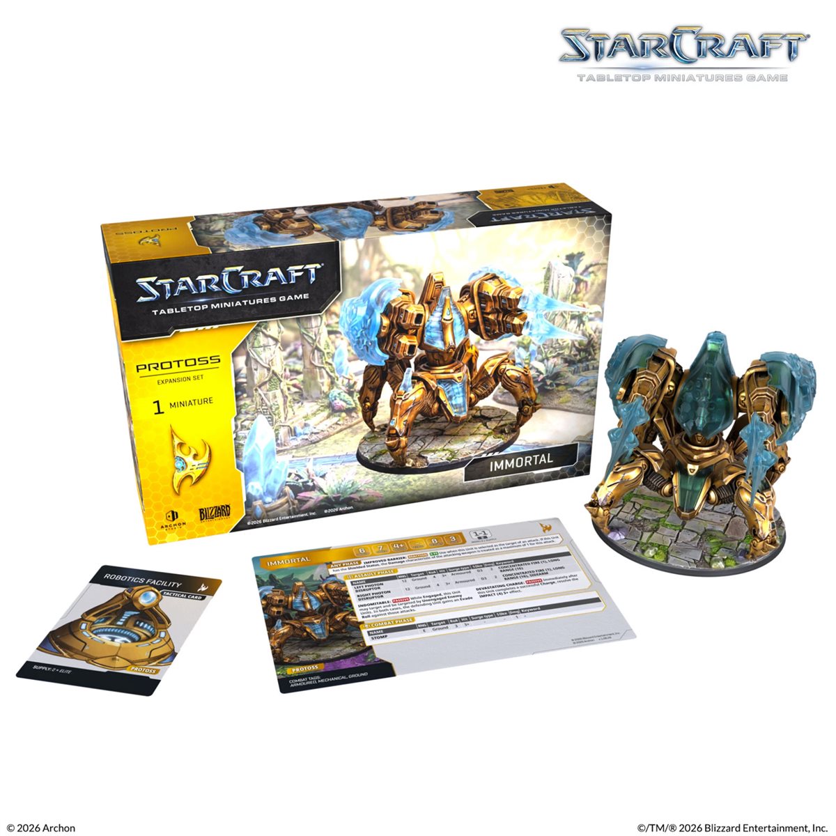 Starcraft: The Miniatures Game: Protoss: Immortal Expansion Set **Pre-Order**