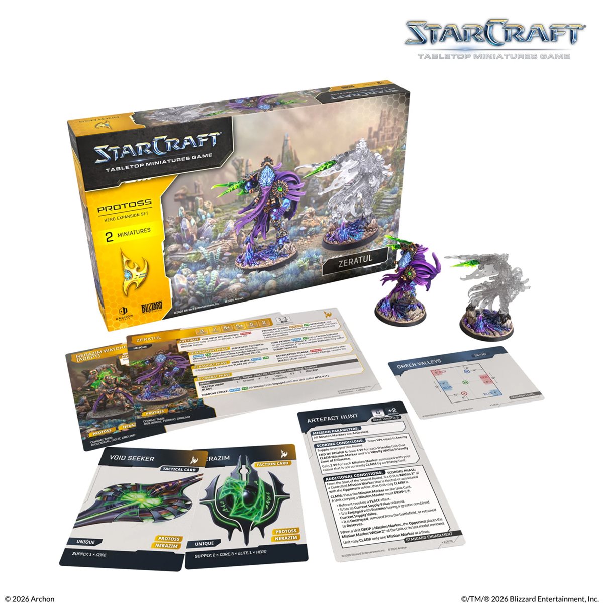 Starcraft: The Miniatures Game: Protoss: Zeratul Hero Expansion Set **Pre-Order**