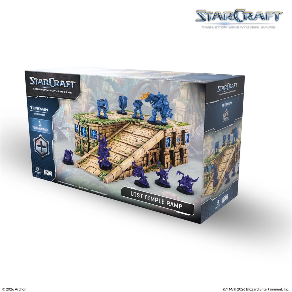 Starcraft: The Miniatures Game: Lost Temple Ramp - Terrain Expansion Set **Pre-Order**