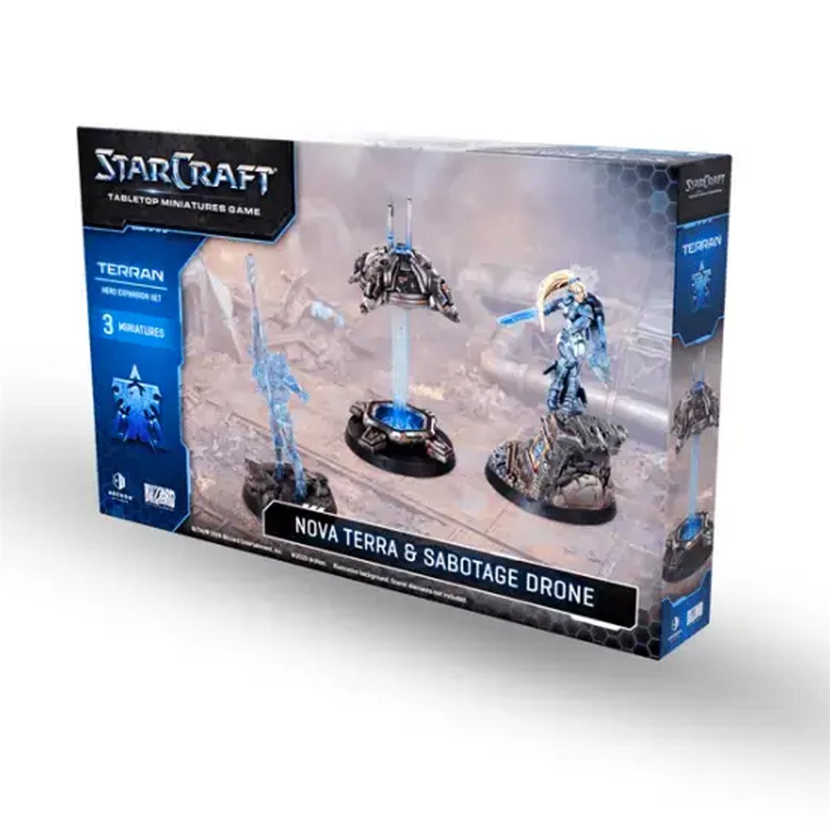 Starcraft: The Miniatures Game: Terran: Nova Terra Hero Expansion Set **Pre-Order**