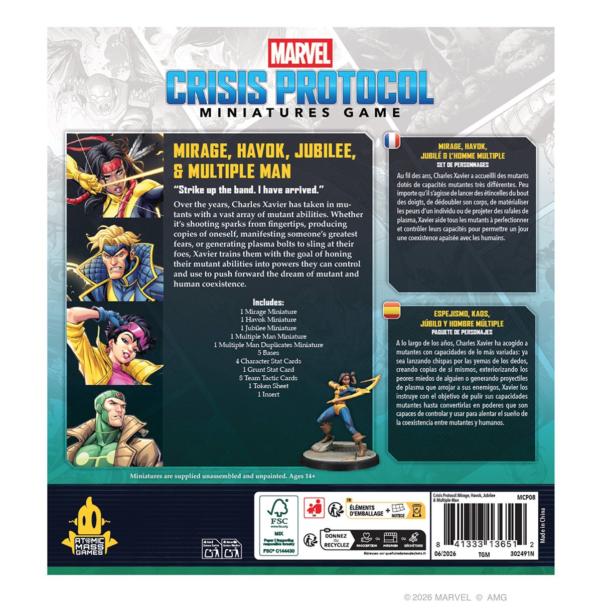 Marvel: Crisis Protocol: Dani Moonstar, Jubilee, Multiple Man & Havok