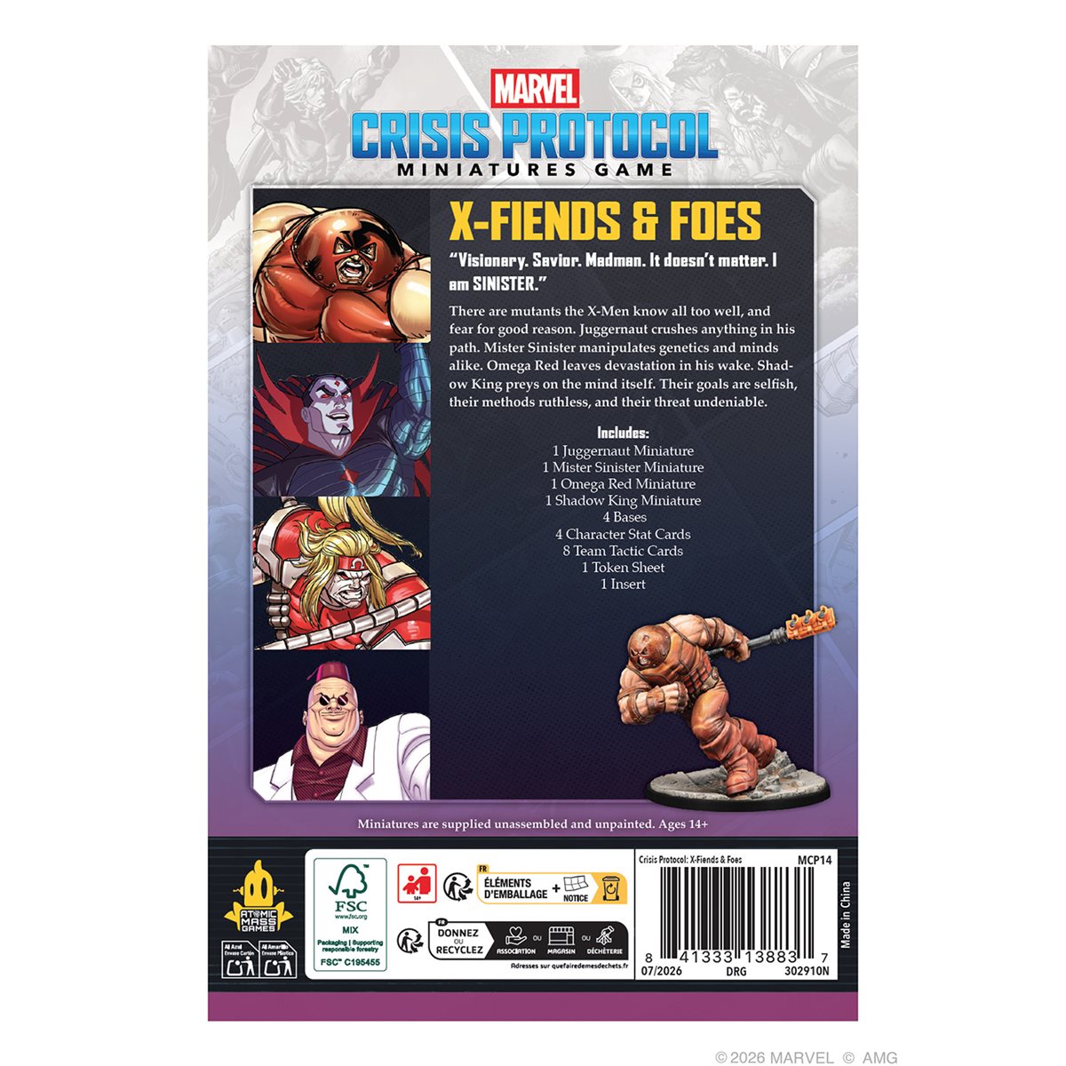 Marvel: Crisis Protocol: X-Fiends & Foes - Character Pack **Pre-Order**