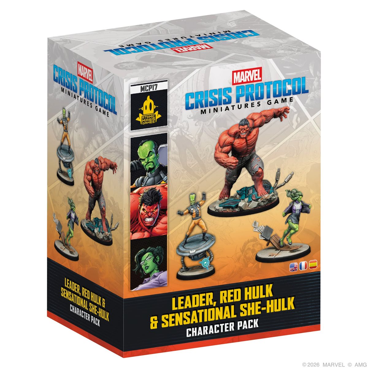 Marvel: Crisis Protocol: Leader, Red Hulk & Sensational She-Hulk **Pre-Order**