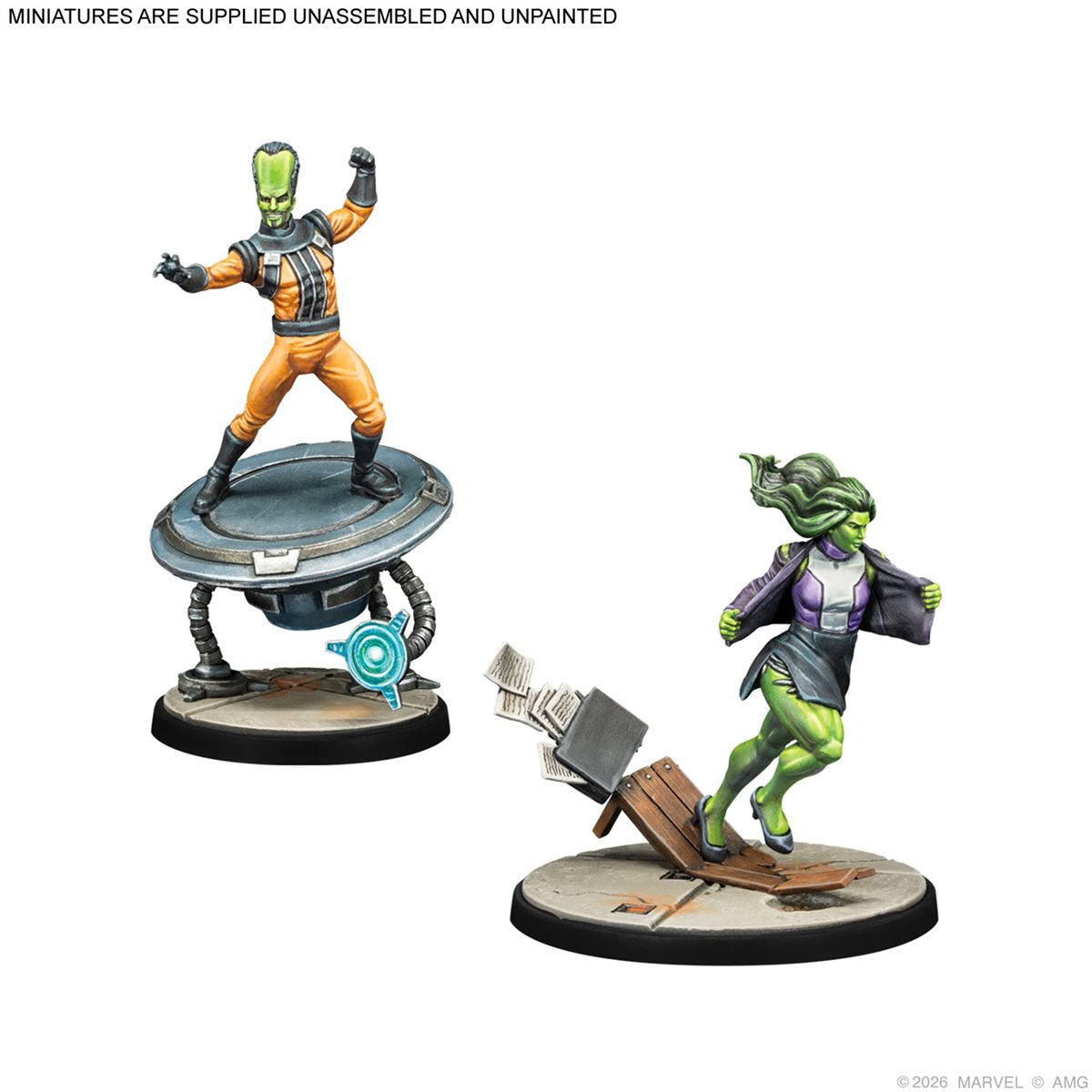 Marvel: Crisis Protocol: Leader, Red Hulk & Sensational She-Hulk **Pre-Order**