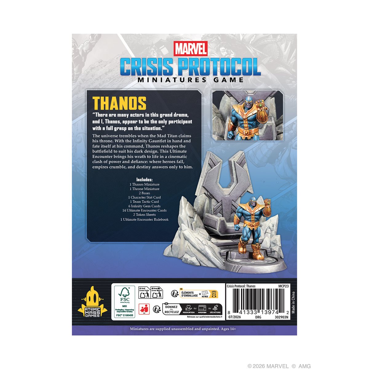 Marvel: Crisis Protocol: Thanos Ultimate - Encounter Pack **Pre-Order**