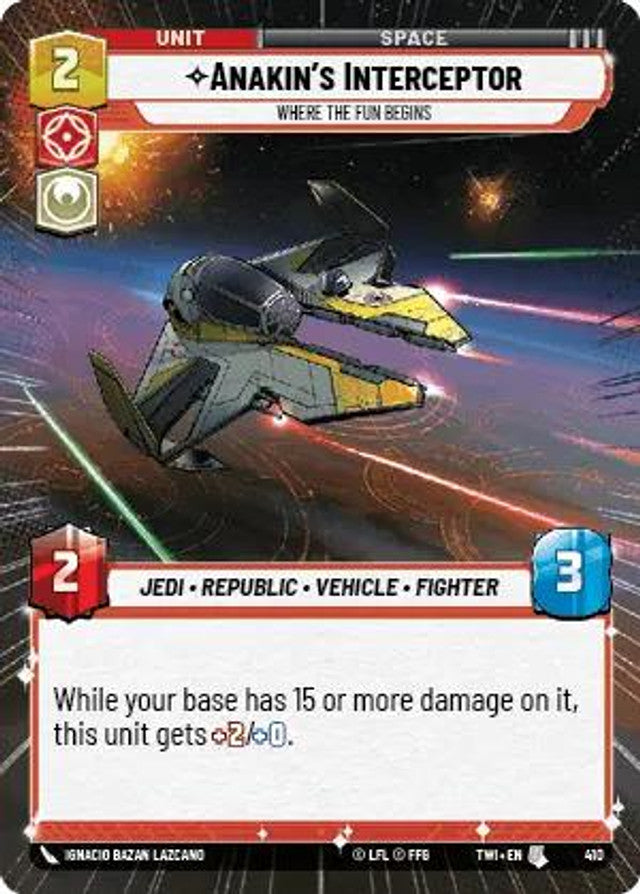 Anakin's Interceptor - Where the Fun Begins (Hyperspace) - Twilight of the Republic