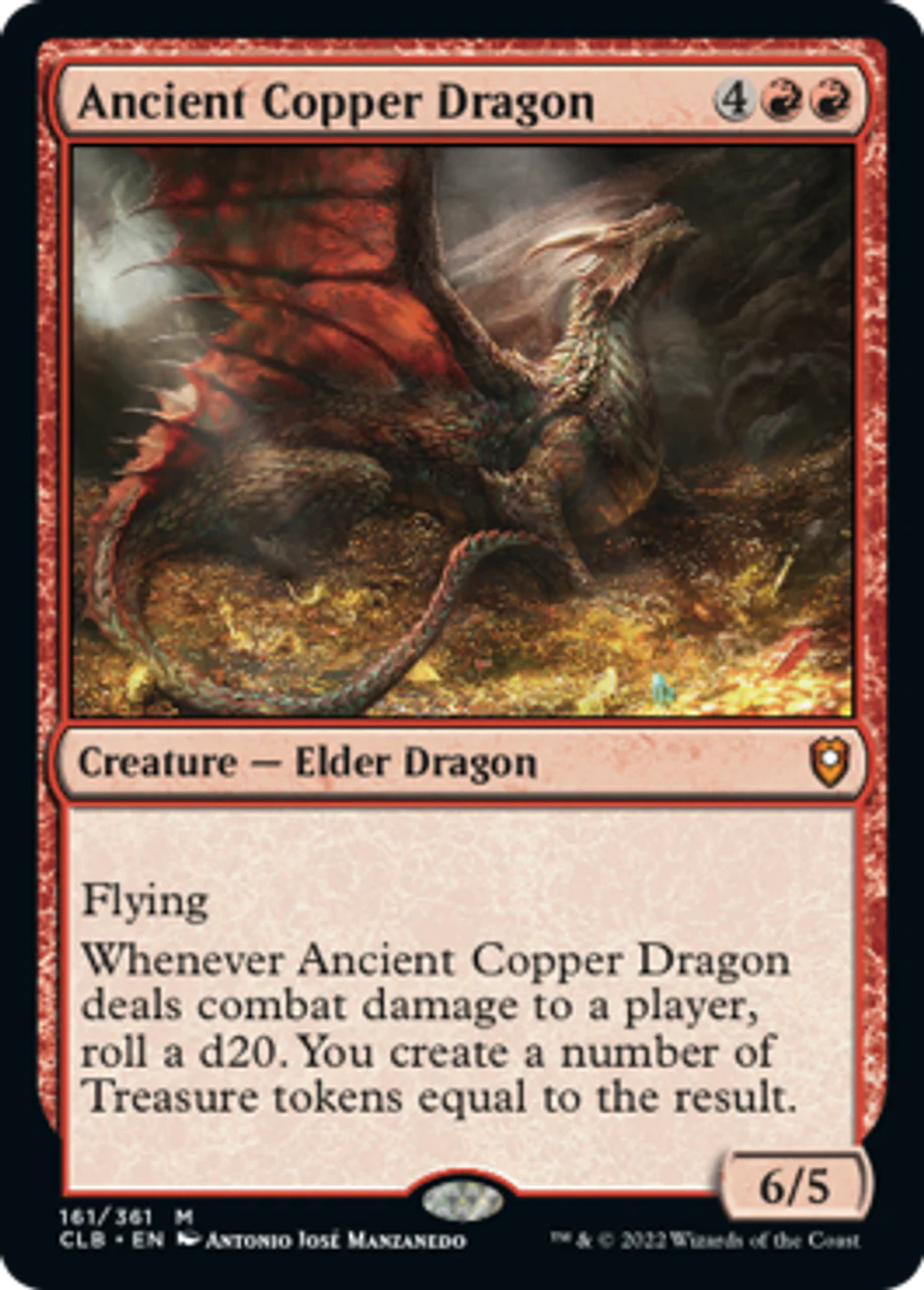 Ancient Copper Dragon NM - Commander Legends: Battle for Baldur's Gate