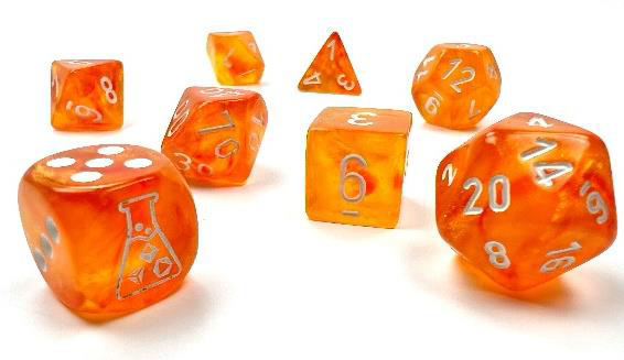 Chessex: Polyhedral 7-Dice Set - Borealis