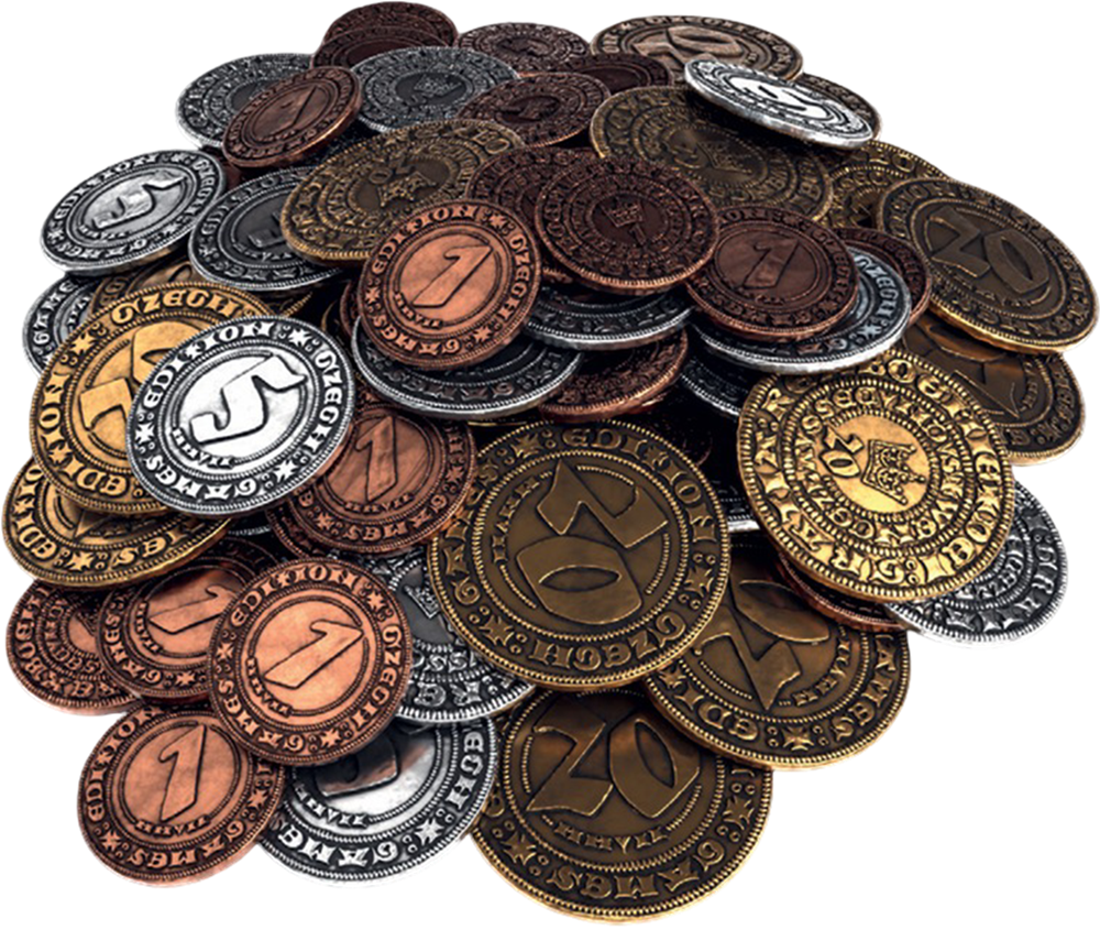 Kingdom Come: Deliverance – The Board Game – Metal Coins **Pre-Order**