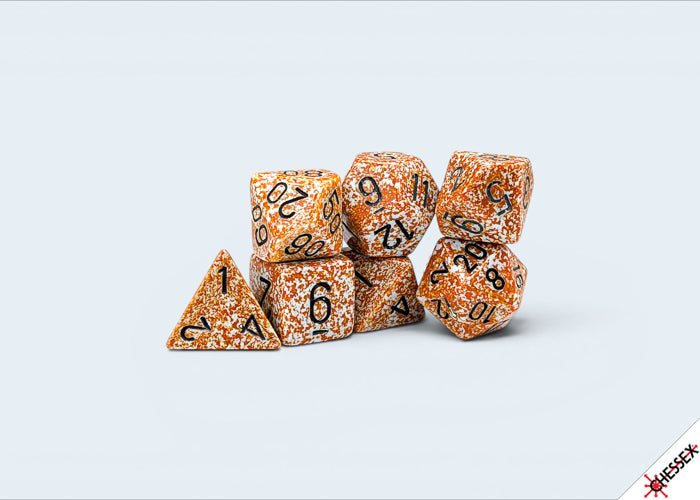 Chessex: Polyhedral 7-Dice Set - Speckled **Pre-Order**