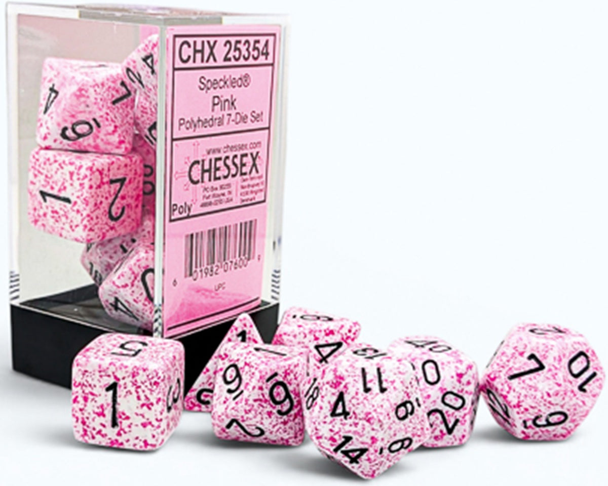 Chessex: Polyhedral 7-Dice Set - Speckled **Pre-Order**