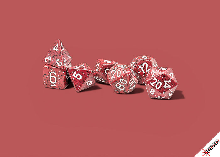 Chessex: Polyhedral 7-Dice Set - Speckled **Pre-Order**