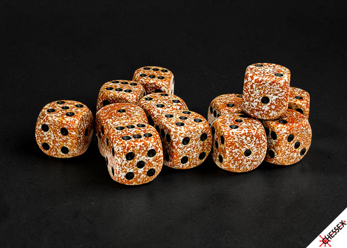 Chessex: 16mm 12D6 Dice Block - Speckled **Pre-Order**