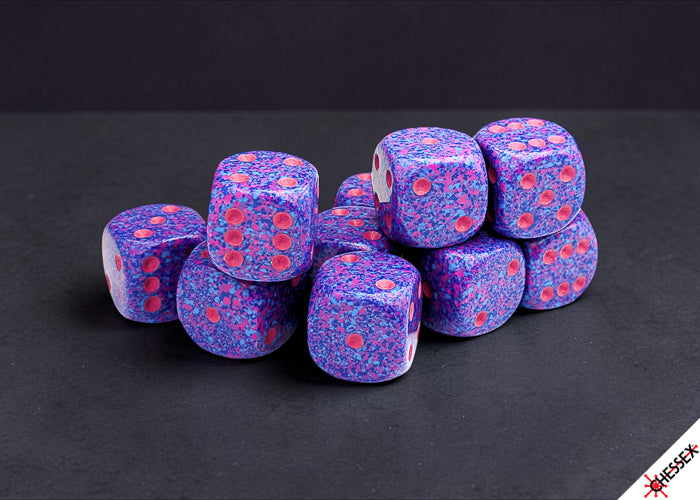 Chessex: 16mm 12D6 Dice Block - Speckled **Pre-Order**