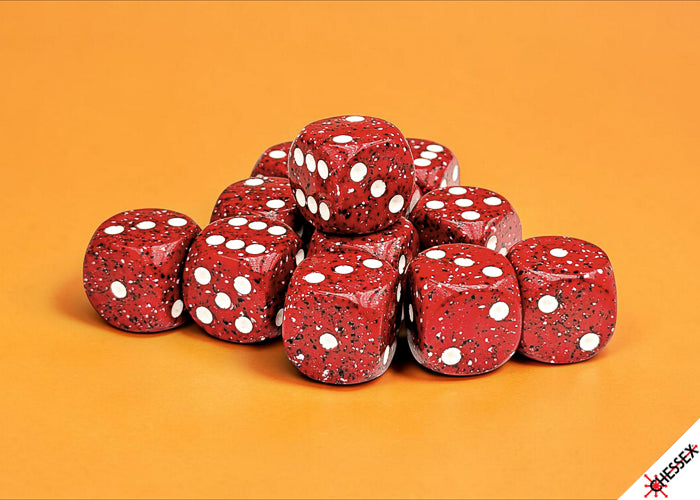 Chessex: 16mm 12D6 Dice Block - Speckled **Pre-Order**
