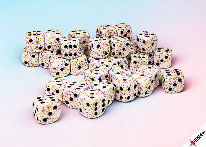 Chessex: 12mm 36D6 Dice Block - Speckled **Pre-Order**