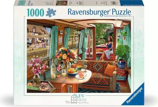 View from My Window No.1 Canal Boat 1000pcs