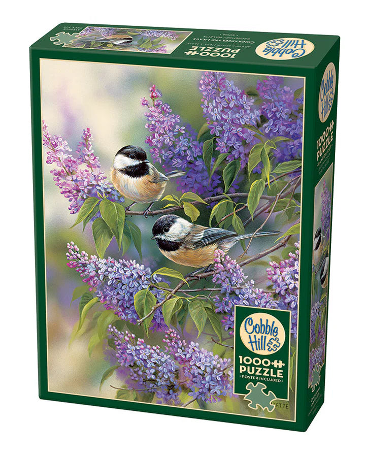 Chickadees and Lilacs 1000pcs