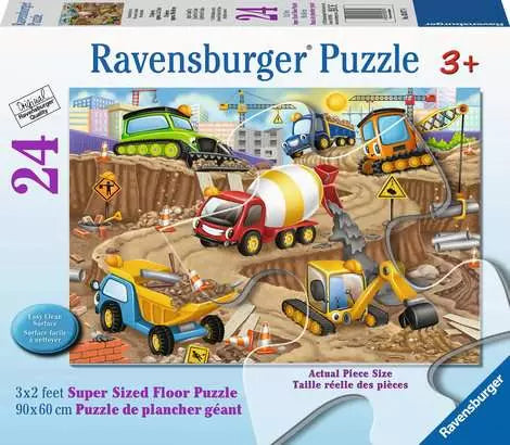 Construction Fun 24 pc Floor Puzzle