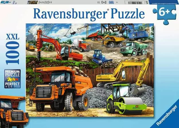 Construction Fun Vehicles 100 Pcs