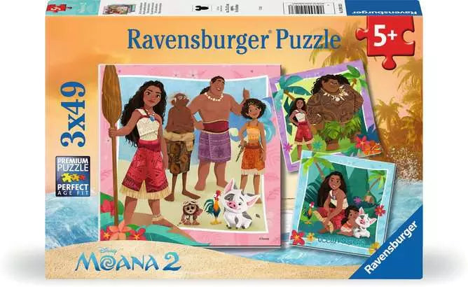 Disney Moana 2 3x49pcs