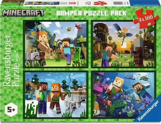 Minecraft Bumper Pack 4x100pcs