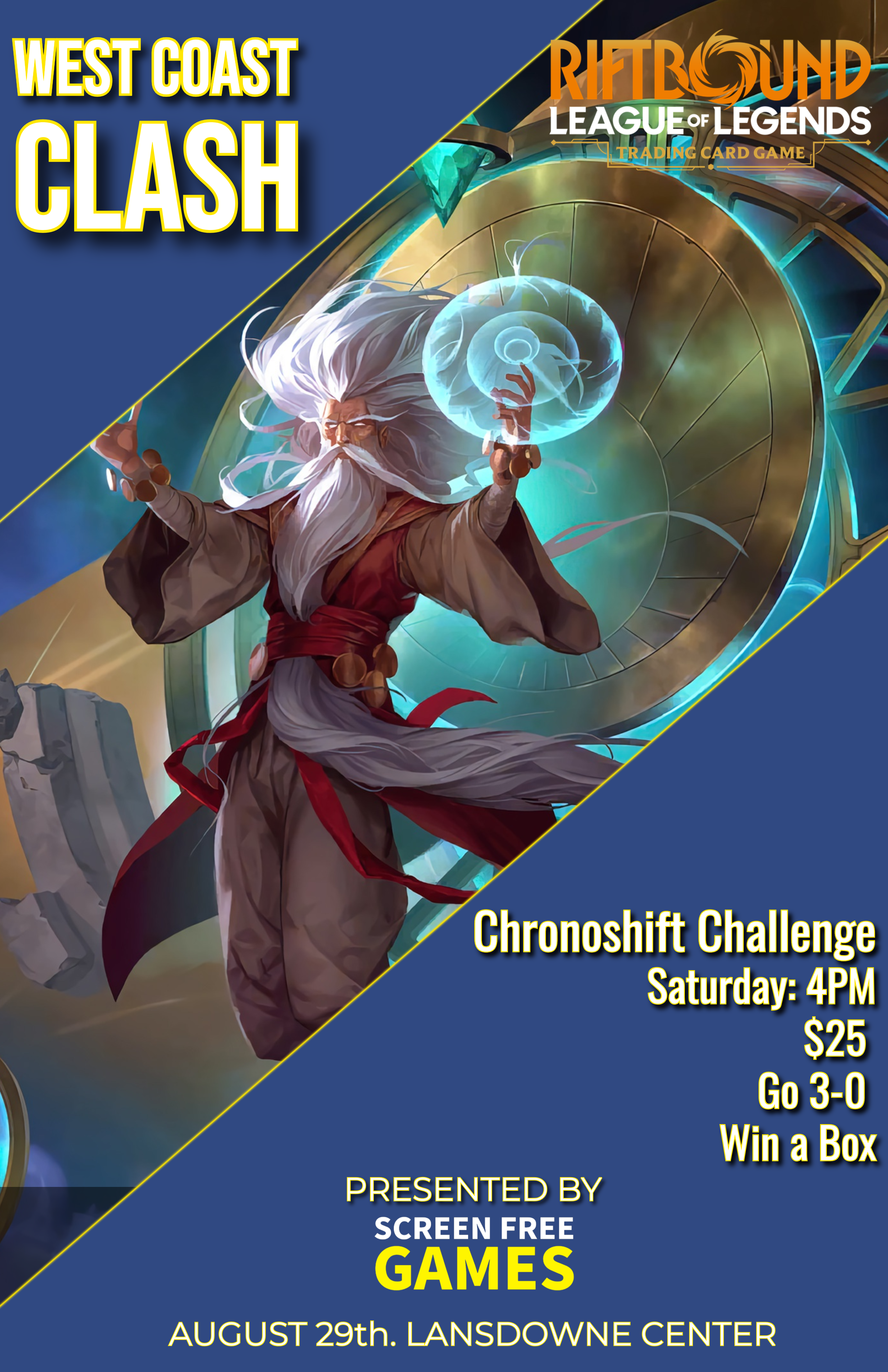 WCC Chronoshift Challenge Side-Event August 29th