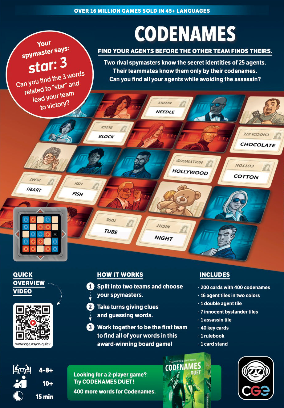 Codenames Second Edition **Pre-Order**