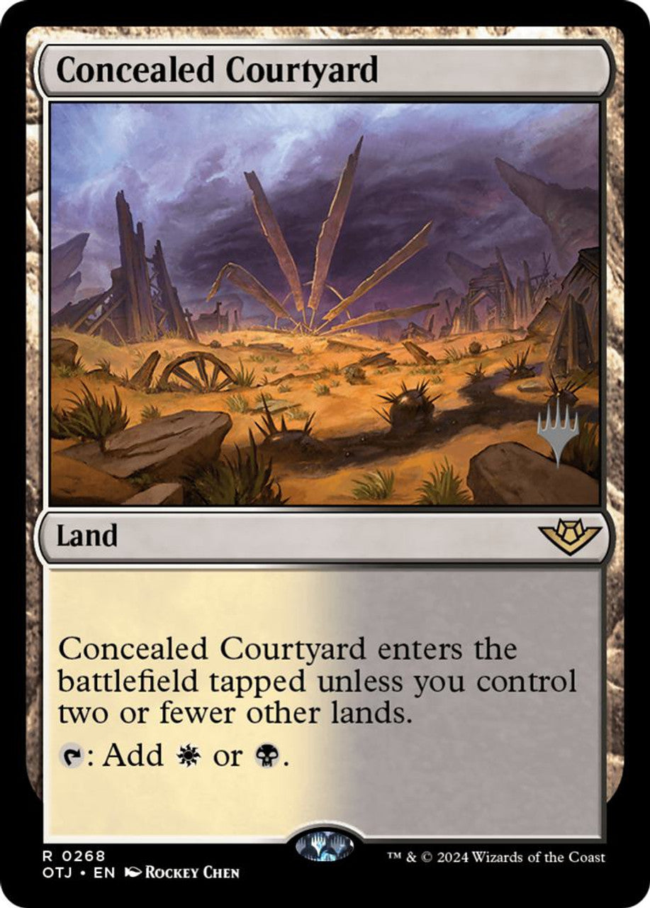 Concealed Courtyard - Outlaws of Thunder Junction: Promos - 268