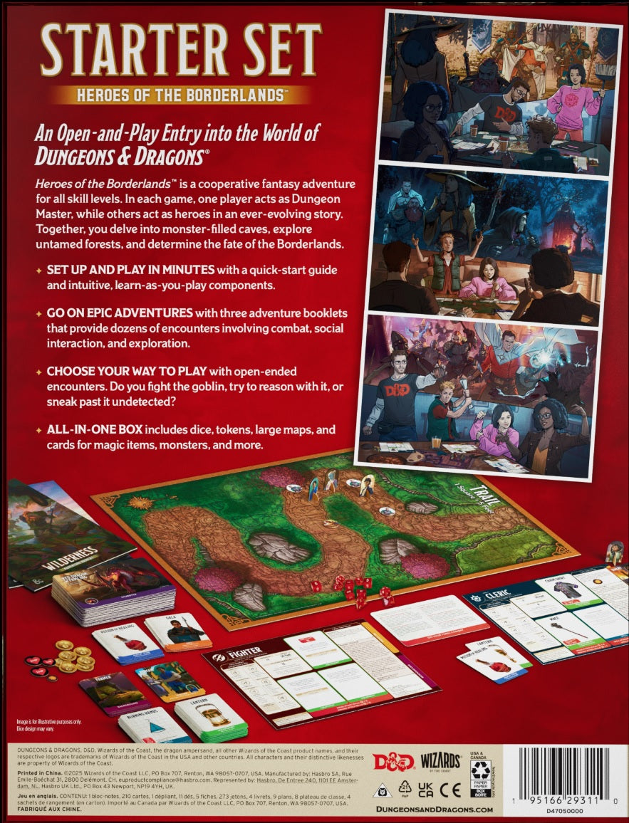 DND RPG 2024 - Starter Set - Heroes of The Borderlands