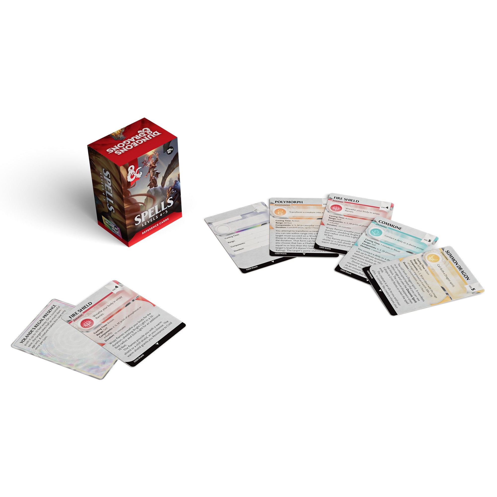 DND Reference Cards - Spells