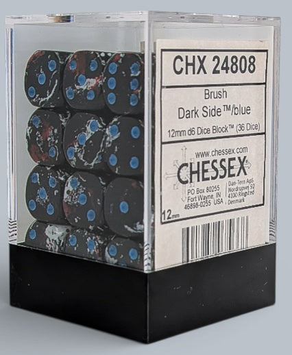 Chessex: 12mm 36D6 Dice Block - Brush