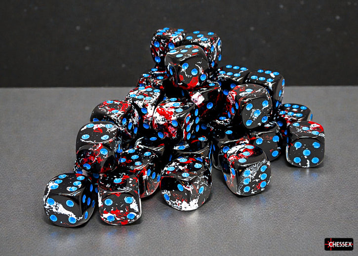 Chessex: 12mm 36D6 Dice Block - Brush